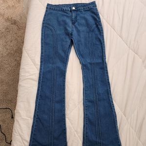 Y2K flare style Jeans, size 3/4